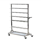 High Quality Stainless Steel SMT ESD Reel Storage Shelving Rack Trolley Cart