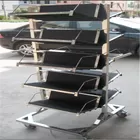 Factory price Stainless Steel Antistatic Turnove Hanging Basket, SMT PCB Reel Storage Trolley Cart with Hanging Racks
