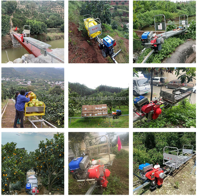 Mountain monorail gasoline transport vehicle Tea Garden Monorail truck