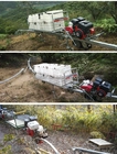 Mountain monorail gasoline transport vehicle Tea Garden Monorail truck