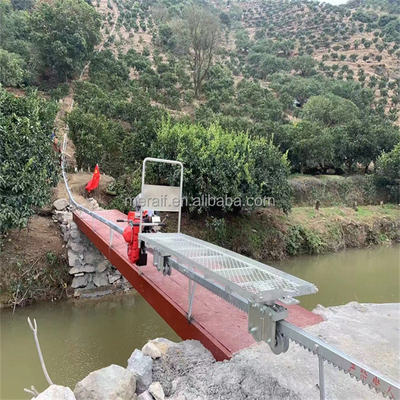 Farm Easy Climbing Monorail conveyor truck Self-propelled orchard electric motor engineering material transporter