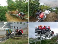Farm Easy Climbing Monorail conveyor truck Self-propelled orchard electric motor engineering material transporter