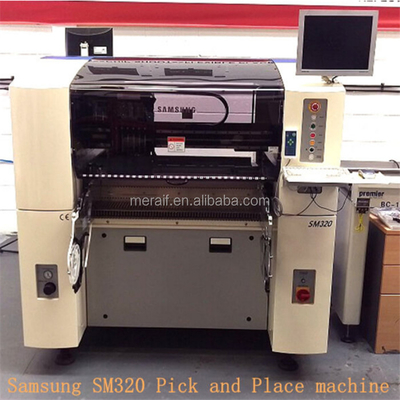 Hanwha SM320 Flexible mounter pick and place machine SAMSUNG SM320 SMT used machine