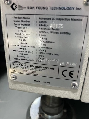 Automated Optical Inspection Koh Young online 3D AOI