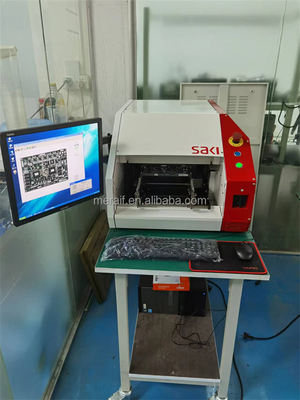 SMT SAKI Comet-18 AOI auto optical inspection machine for checking component mistakes detector