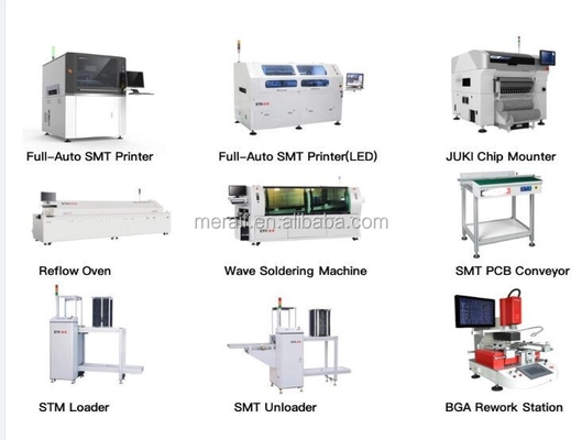 Russia market SMT Production Line For PCBA, SMT PCB Assembly Line pick and place machine for Computer Motherboard