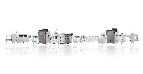 Russia market SMT Production Line For PCBA, SMT PCB Assembly Line pick and place machine for Computer Motherboard