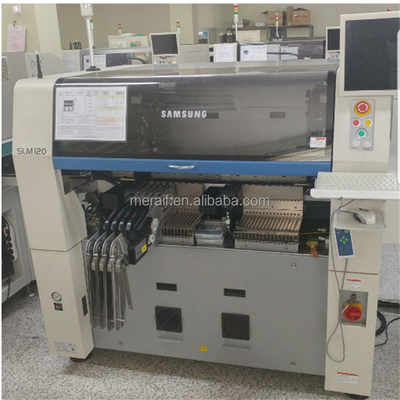 SLM120 Samsung PCB Assembly Machine , LED Lens SMT Machine 1200MM PCB high-speed LED mounter