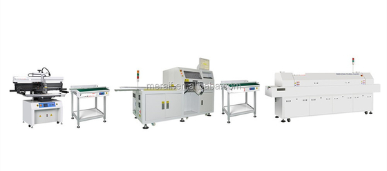 Fully Automatic Led Bulb Production Line Full Automatic Led Lamp Production Line smt pick and place machine relow oven