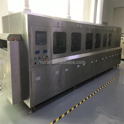 600mm width net  Sus304 Semiconductor packaging flux chemical wash machine for IGBT,IPM and LEADFRAME