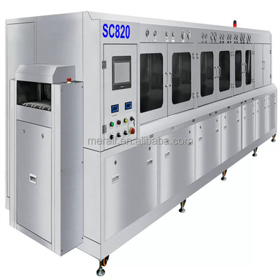 SC820 Semiconductor packaging spray cleaning machine with 28 pcs spray rods and long wash modular