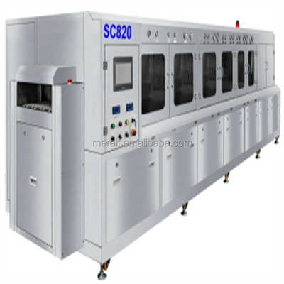 SME-5100S JIG cleaner machine Conformal coating automatic and pneumatic removing spray SMT Pallet Cleaning Machine