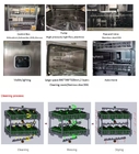 Factory good support  electronic Industrial pcb cleaning machine SMT stencil cleaner pcba online cleaning machine