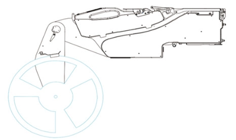 OEM samsung smt feeder samsung electronic feeder SME 16mm feeder Hanwha SM series pick and place machine