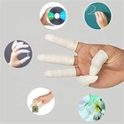 Protective Antislip Fingertips Gloves Latex Rubber Finger Cots Antistatic Gloves Orange