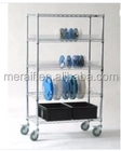 Factory wholesale Carbon Steel SMT ESD SMD PCB Reel Storage Shelving Rack Trolley Cart