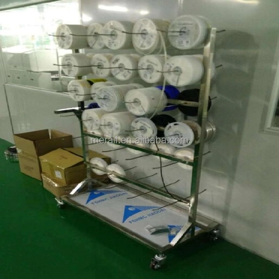 High Quality Stainless Steel SMT ESD Reel Storage Shelving Rack Trolley Cart