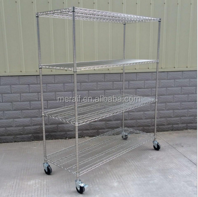 SMT Reel Shelving Trolley ESD SMT reel storage cart antistatic trolley