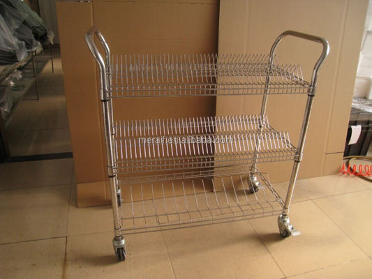 SMT Reel Shelving Trolley ESD SMT reel storage cart antistatic trolley