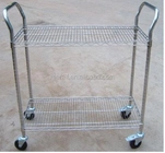 ESD stainless steel Shelf trolley SMT Reel Storage Trolley SMD Reel Cart