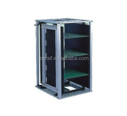 ESD Magazine Rack Pcb SMT Metal Magazine Rack Gear Adjustment Type For PCB Storage