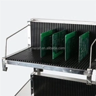 Factory price Antistatic Turnover PCB Rack Hang Basket Trolley Stainless Steel SMT Reel ESD Anti Static PCB Storage Cart