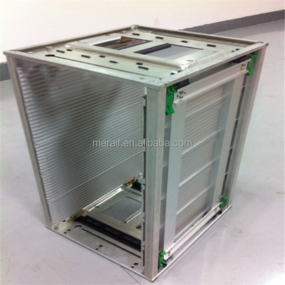 Aluminum Plastic Anti static PCB Foldable Standing rack SMT Storage L Size Antistatic ESD Anti-static Magazine Rack