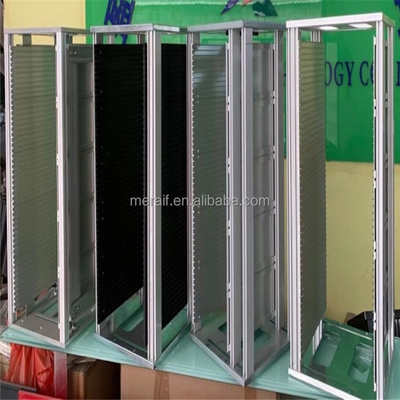 SMT ESD PCB Magazine Rack esd moving storage PCB trolley magazine rack