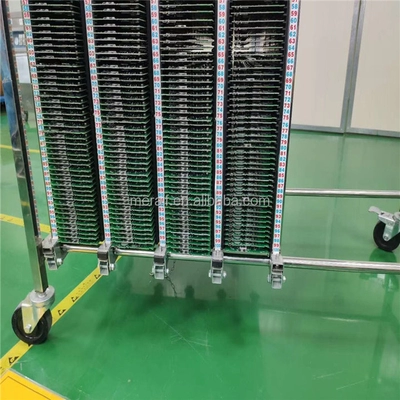 Meraif wholesale ESD Stainless Steel Trolley / ESD Turnover Cart / Antistatic PCB Plates Storage Trolley