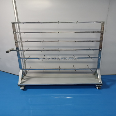 Stainless Steel SMT Reel Shelving Trolley ESD SMT Reel Storage Cart with best price