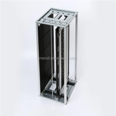 Screw Adjustable SMT PCB ESD Magazine Rack , Precision ESD Storage Racks Fully conductive, 120 C into the oven pcb storage rack