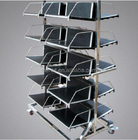 Factory wholesale Hanging basket ESD PCB Storage trolley/esd workshop trolley/esd smt reel storage cart