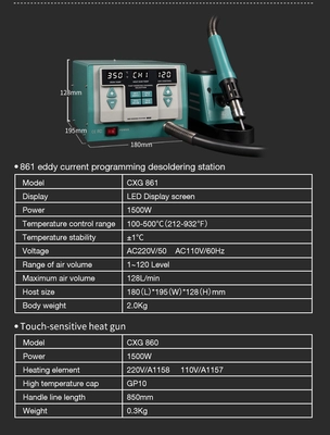 High quality SMD soldering rework station electronics soldering iron temperature controlled soldering iron