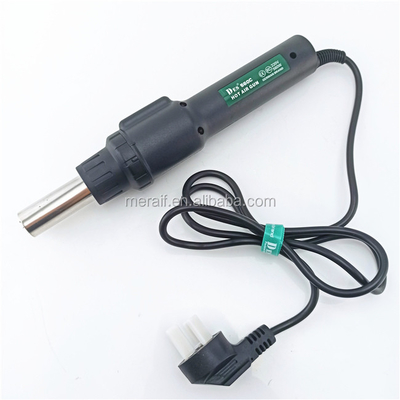 Portable handheld hot air gun soldering station, rotating wind high temperature hot air desoldering iron kit