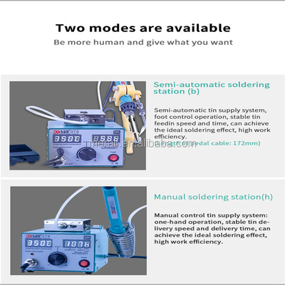 Wholesale Automatic tin feeder soldering station CXG378 80W