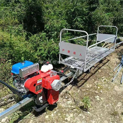 Meraif high quality self-propelled orchard steep slope monorail rail transporter