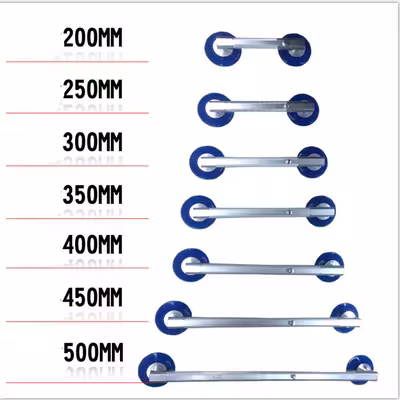 Meraif blue LCD TV screen sucker glass vacuum chuck suction cup glass pump Double sucker handle tools Vacuum lifting