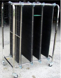 Meraif wholesale ESD Stainless Steel Trolley / ESD Turnover Cart / Antistatic PCB Plates Storage Trolley