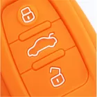 Factory price wholesale Silicone car key Cover Case skin holder for FIAT Flip Folding remote key protected Shell