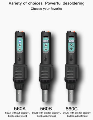 smd equipment hot air gun electric soldering irons , Electric Solder iron Gun of Plastic Welding Hot Air Gun