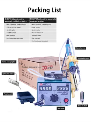 Best qualirt hot air gun phone repair solder station smd rework station CXG378 wholesale