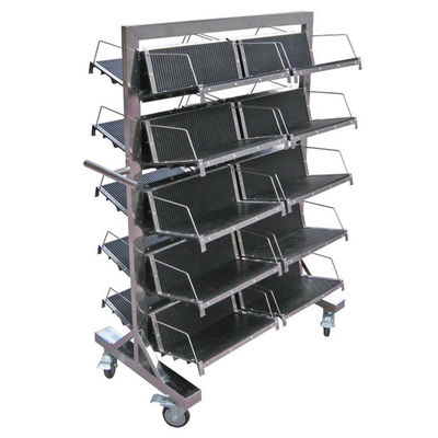 SMT Pcb Storage Cart ESD Circulation PCB Storage Cart Cabinet Tool Cart for electronic factory