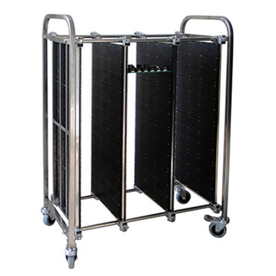 Meraif wholesale ESD Stainless Steel Trolley / ESD Turnover Cart / Antistatic PCB Plates Storage Trolley