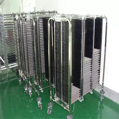 SMT Antistatic ESD Magazine Rack Anti Static PCB Storage Cart PCB RACK