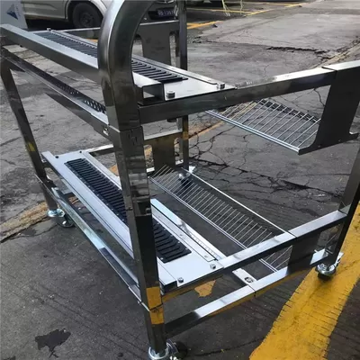 SMT Antistatic ESD Magazine Rack Anti Static PCB Storage Cart PCB RACK