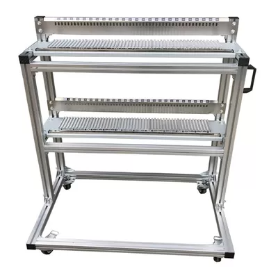 High Quality Stainless Steel SMT ESD Reel Storage Shelving Rack Trolley Cart online