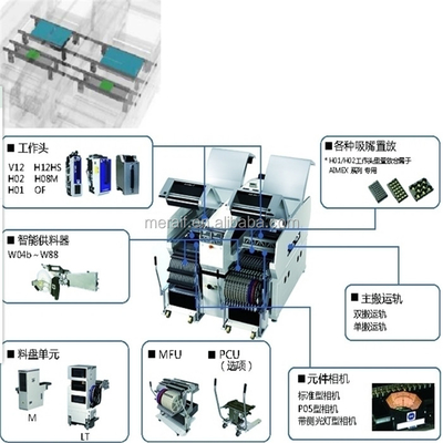 SMT MACHINE ORIGINAL FUJI AIMEX IIIc AIMEX III AIMEX II FUJI PICK AND PLACE MACHINE used smt machine