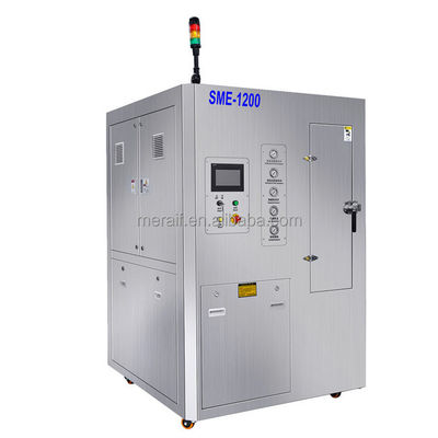 MES connected 200V and 415V electric stencil cleaning machine by using aqueous liquid and DI water