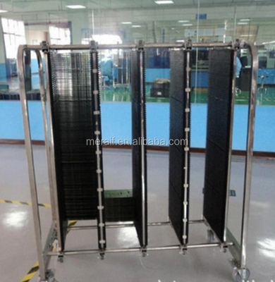 SMT Antistatic ESD Magazine Rack Anti Static PCB Storage Cart PCB RACK