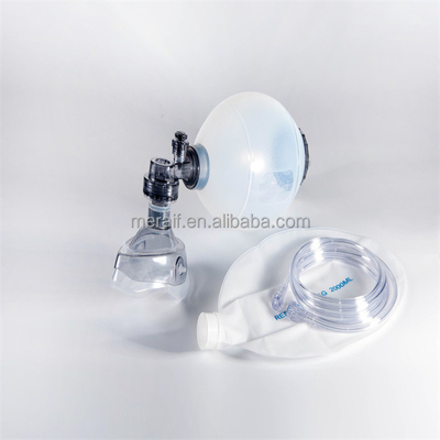 Factory wholesale price Emergency Ambulance Manual Portable Resuscitator Ambu Bag Disposable Manual PVC Ambu Resuscitator